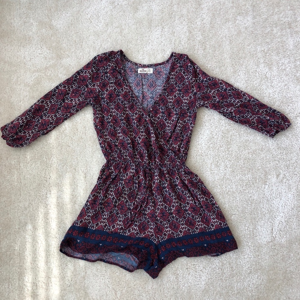 Hollister Long Sleeve Romper